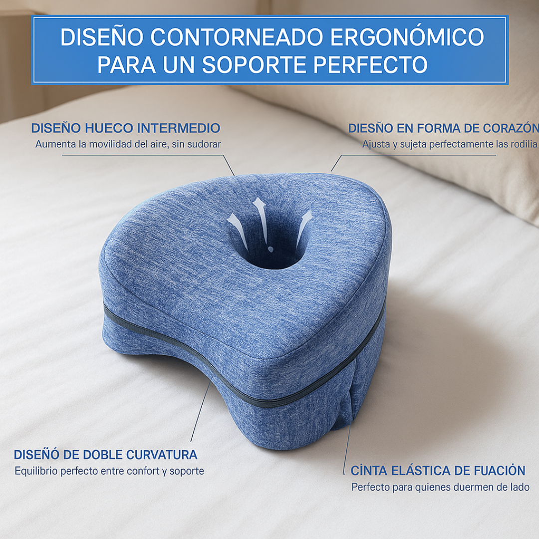 Almohada Ortopédica para Piernas Viscoelástica