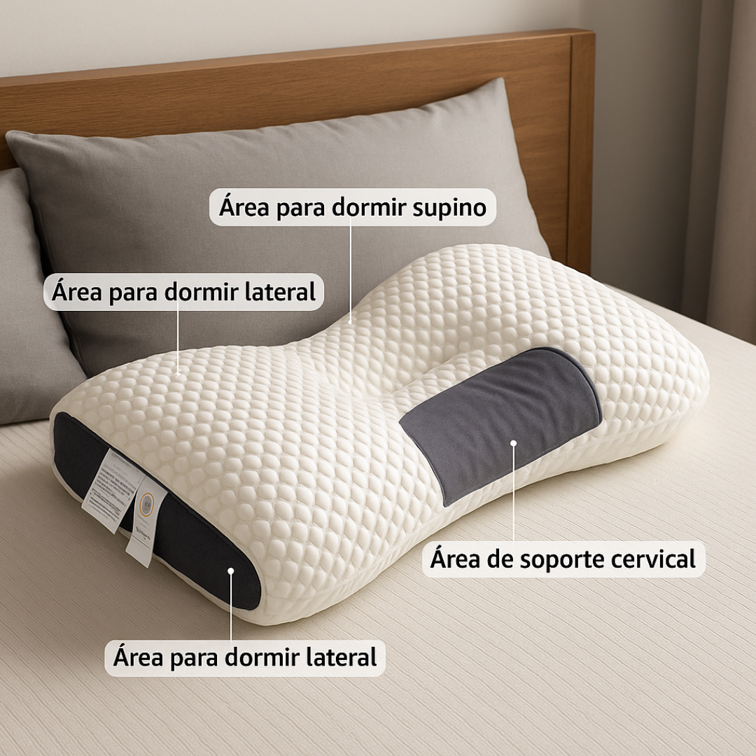 Almohada Ortopédica efecto masaje de Fibras Naturales