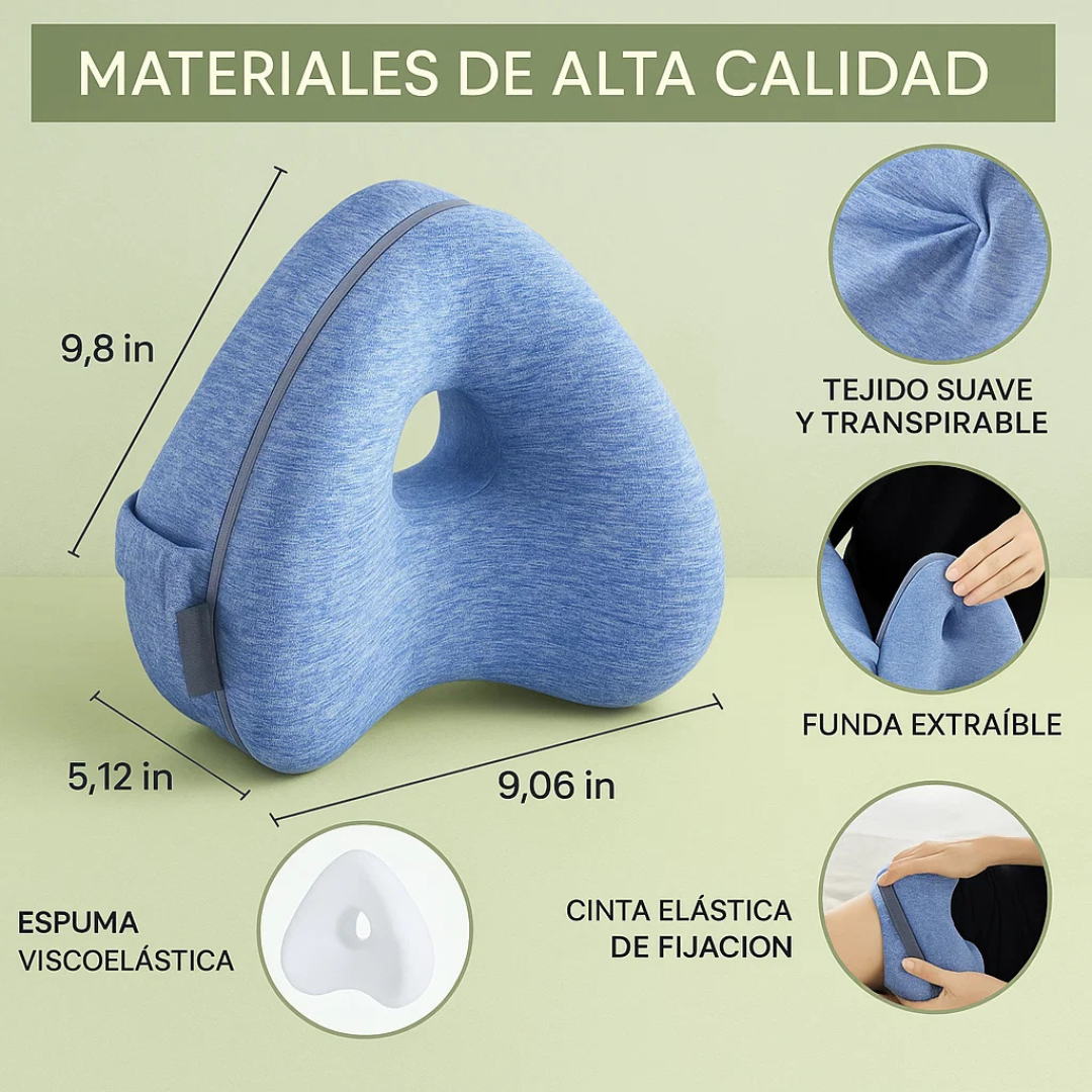 Almohada Ortopédica para Piernas Viscoelástica