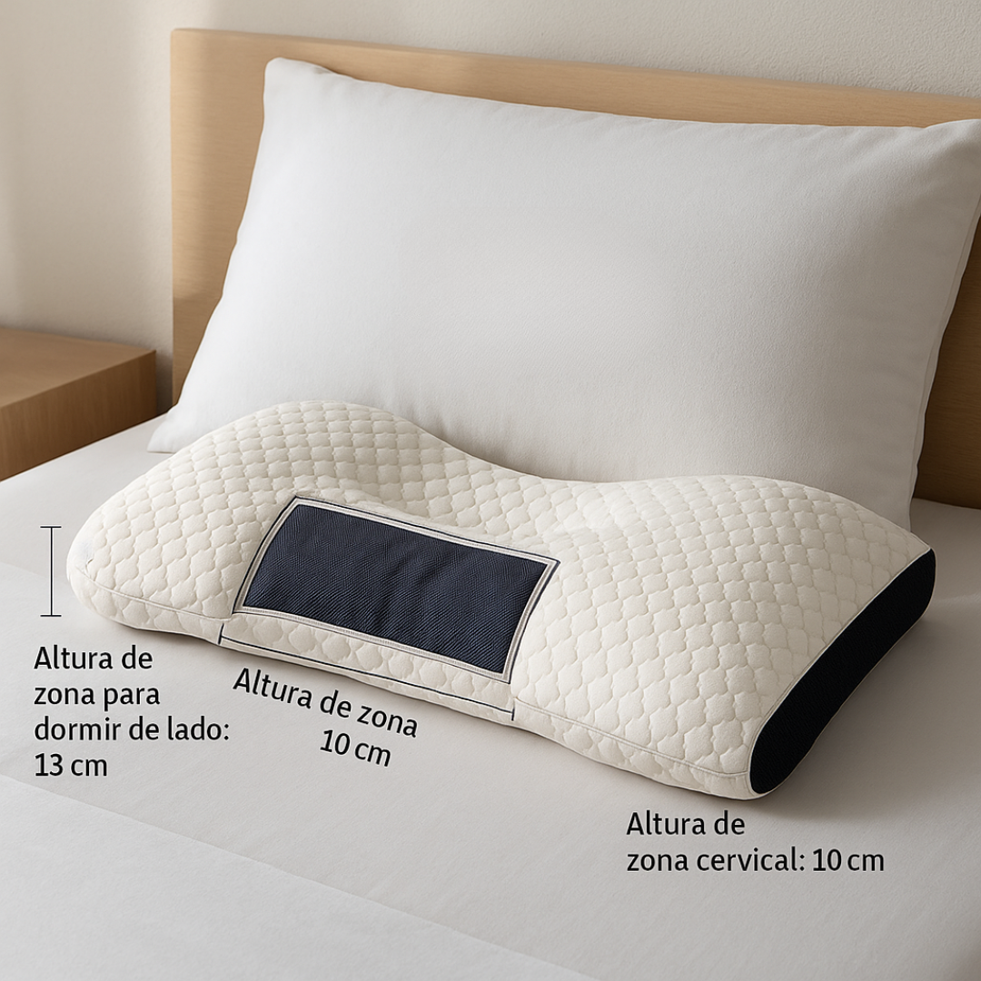 Almohada Ortopédica efecto masaje de Fibras Naturales